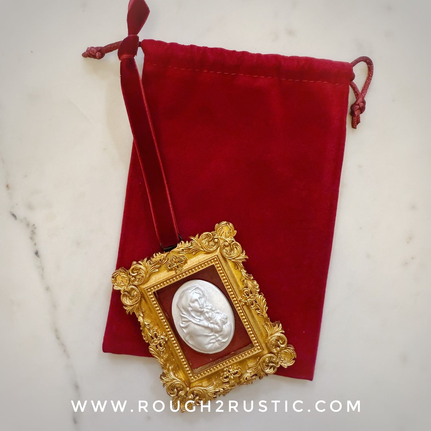 Gold Framed Intaglio Ornaments