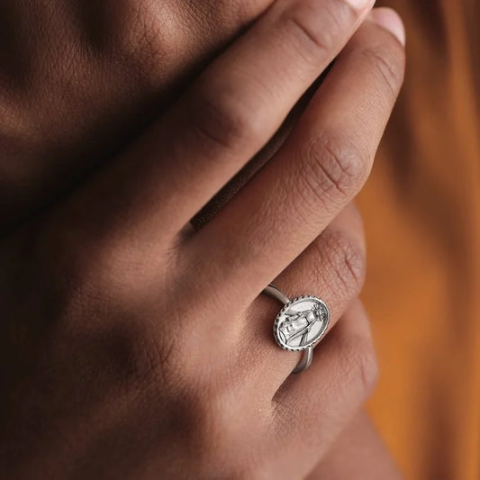 Silver Immaculate Conception Ring