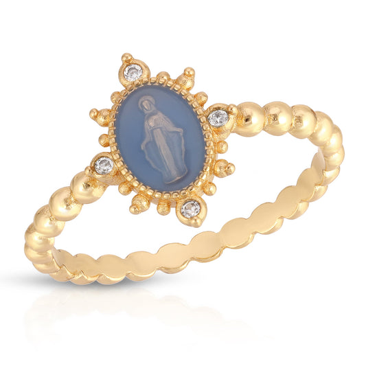 French Blue Lourdes Ring