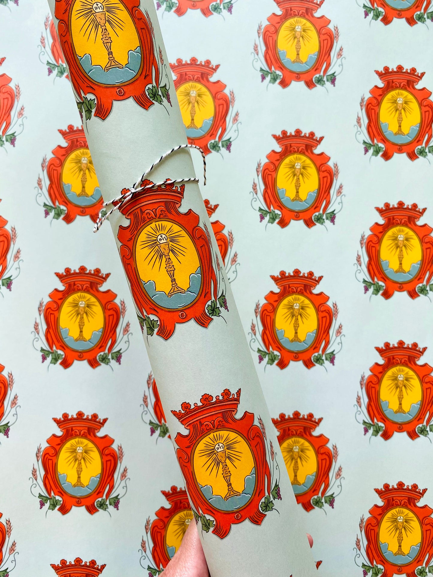 5 Catholic Eucharist Adoration Wrapping Paper Sheets