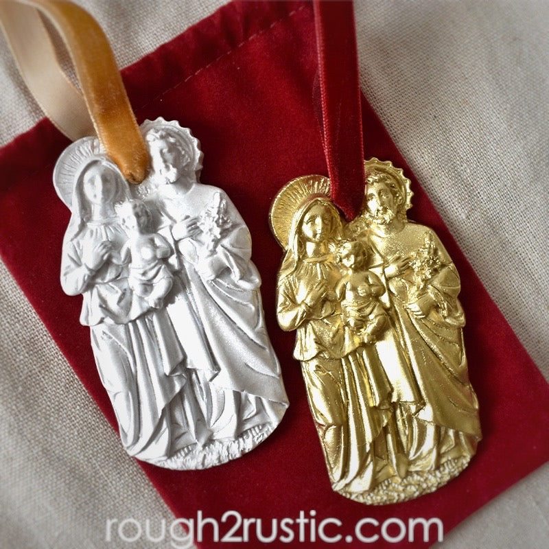 Holy Family Intaglio Ornament