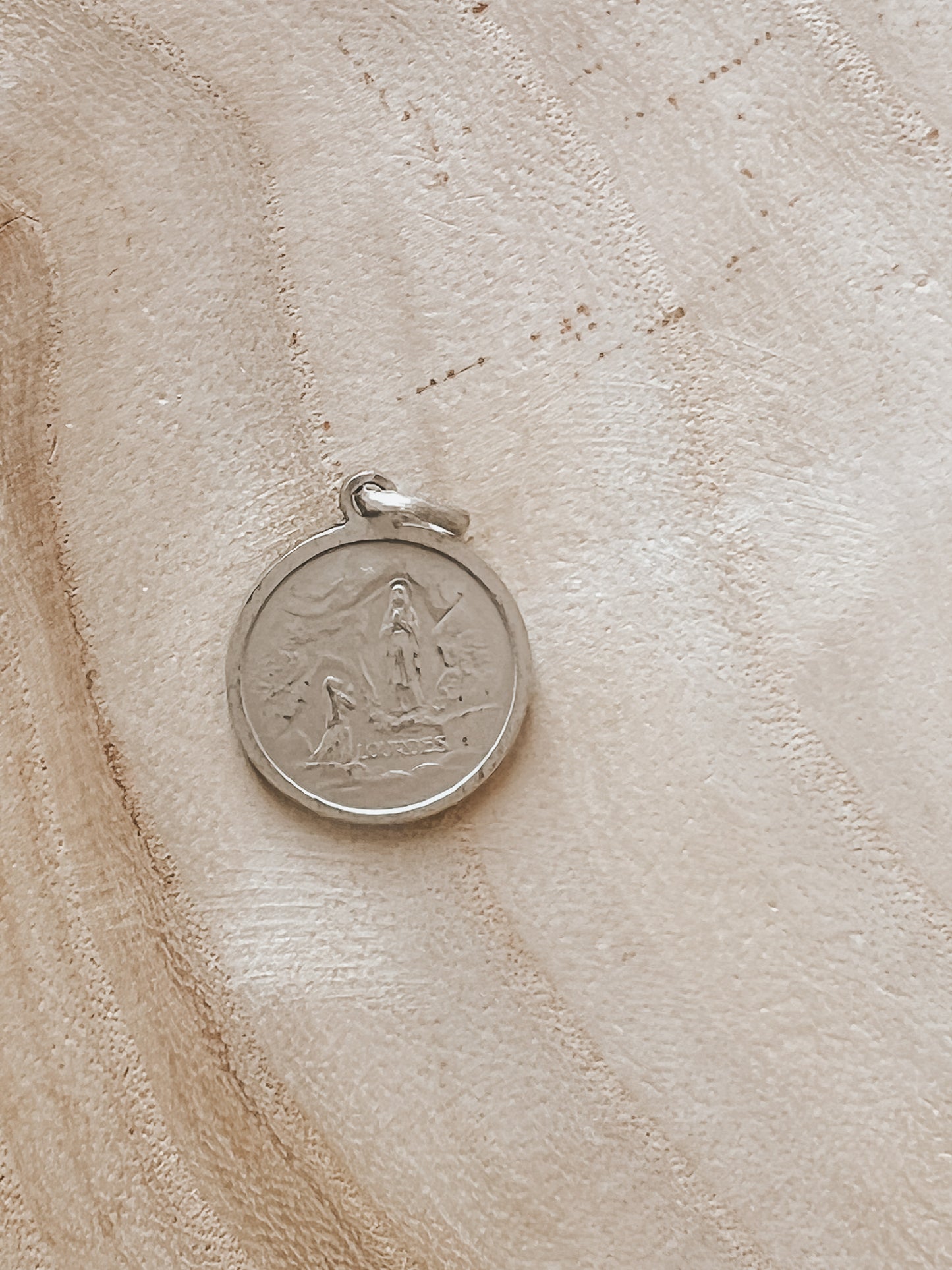 OOAK Accented OL Lourdes Medal