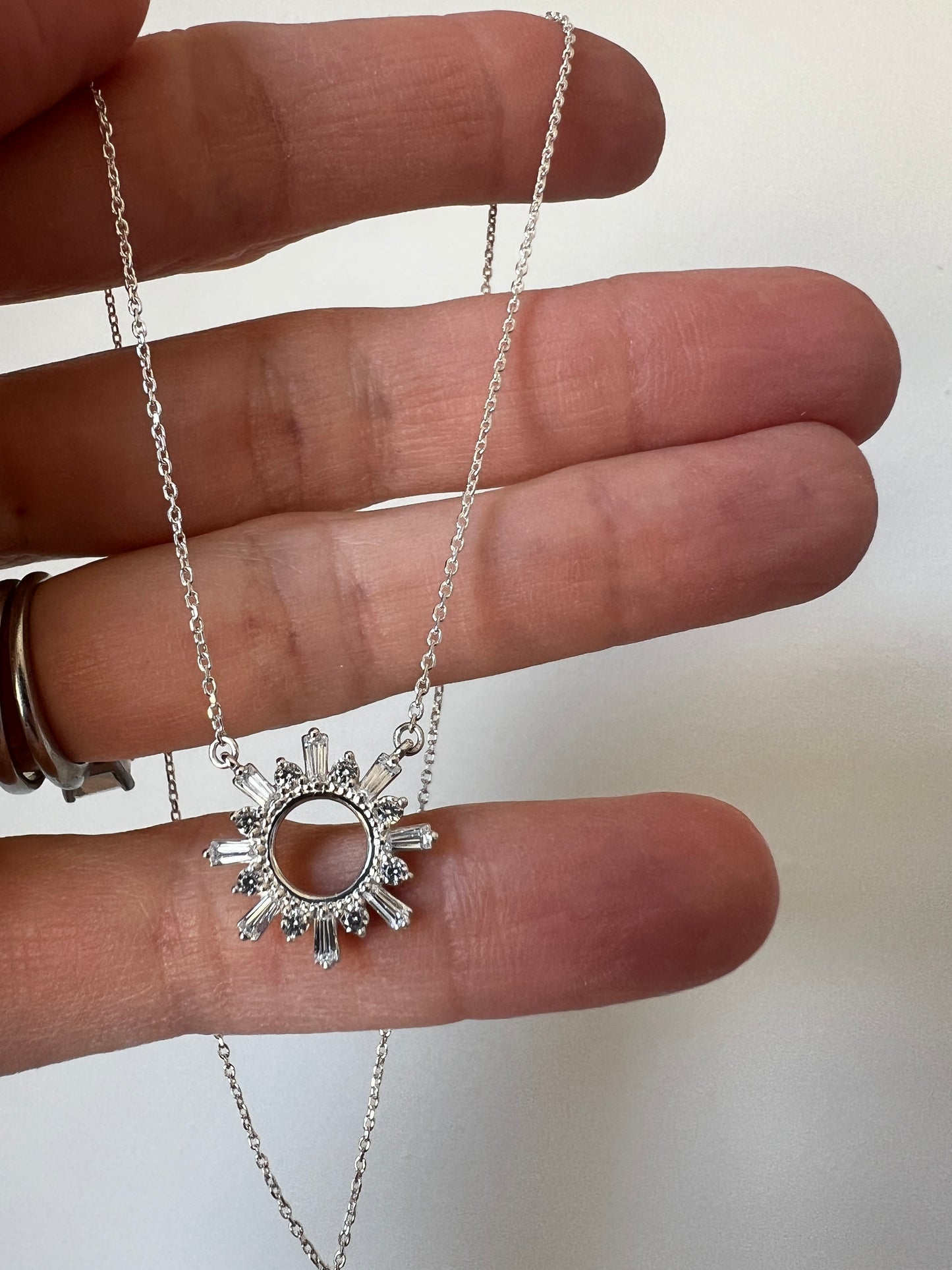 Diamond Monstrance-Inspired Necklace