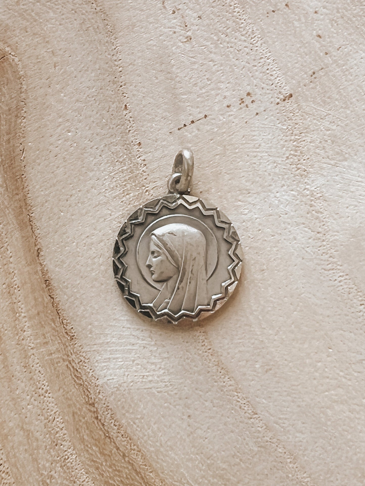 OOAK Accented OL Lourdes Medal