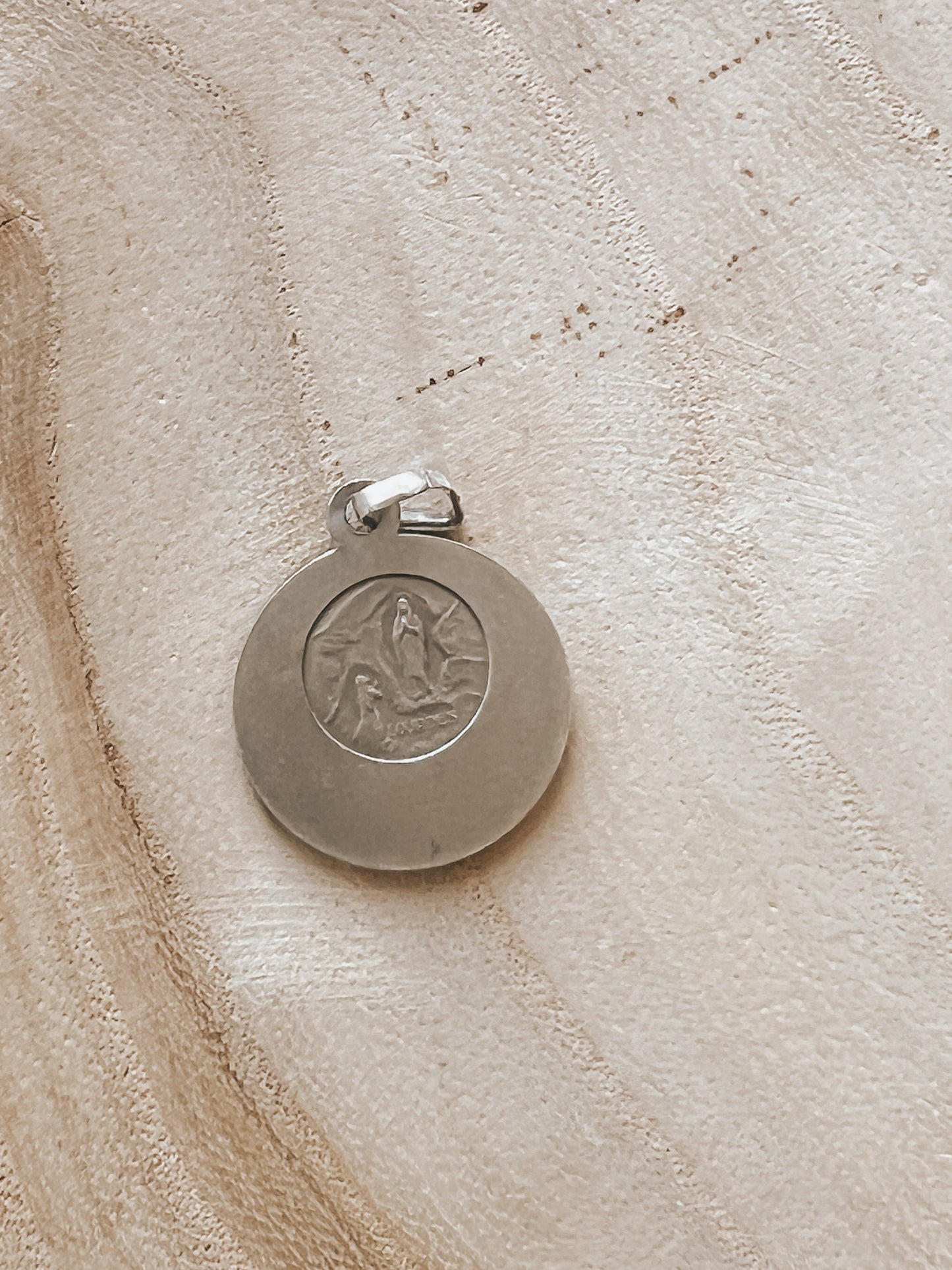 OOAK Accented OL Lourdes Medal