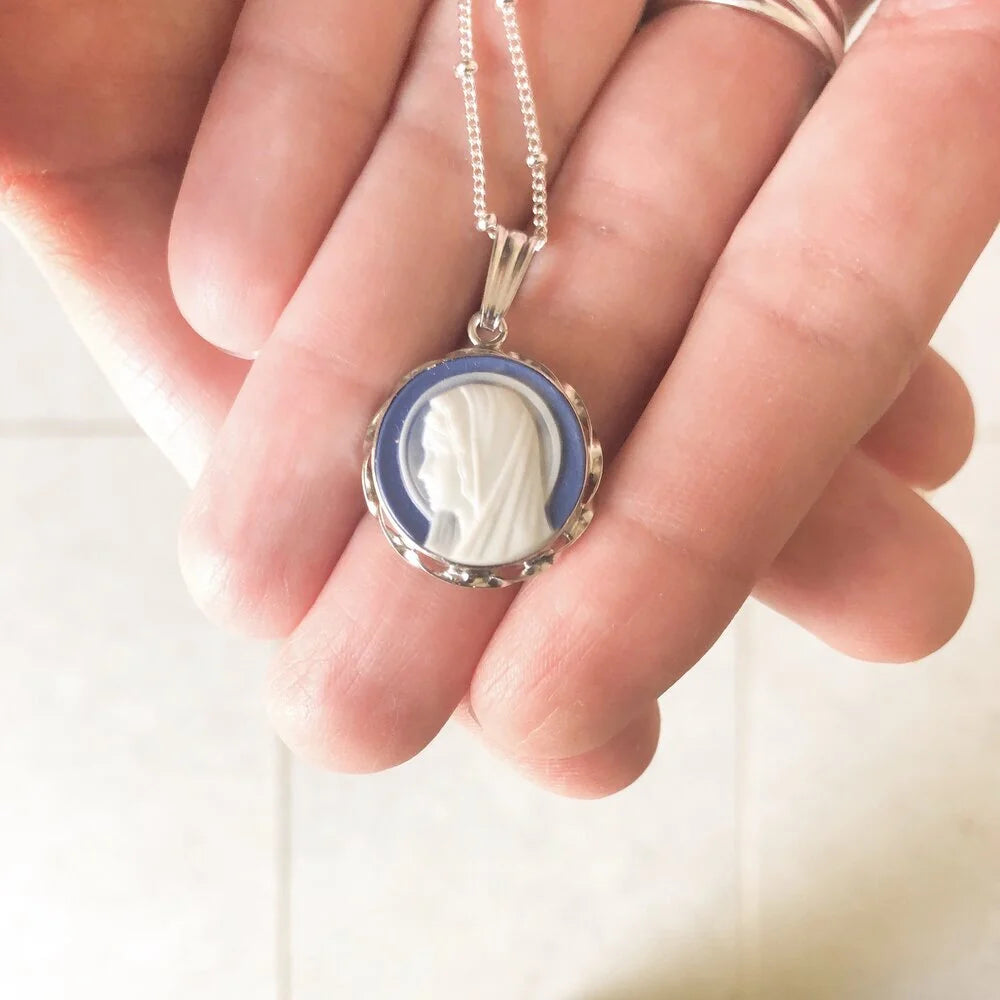 Modern Cameo Necklace