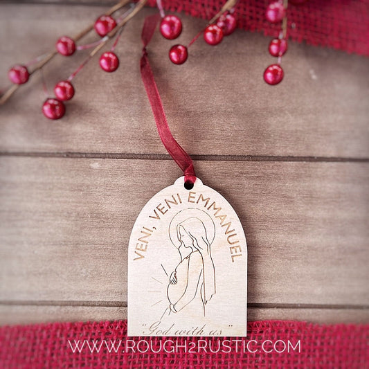 Veni, Veni Emmanuel Engraved Ornament