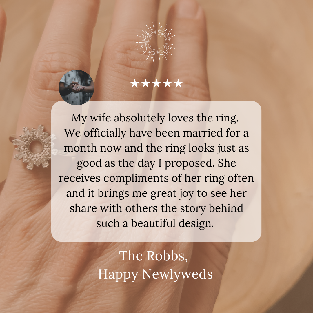 Diamond Monstrance-Inspired Ring