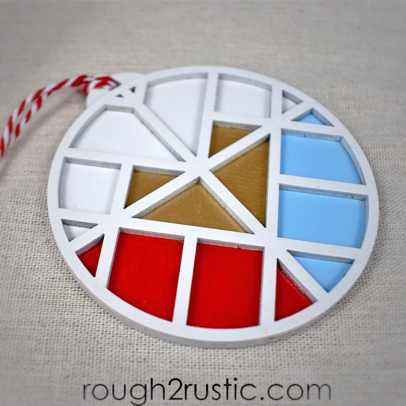 Divine Mercy Mosaic Ornament