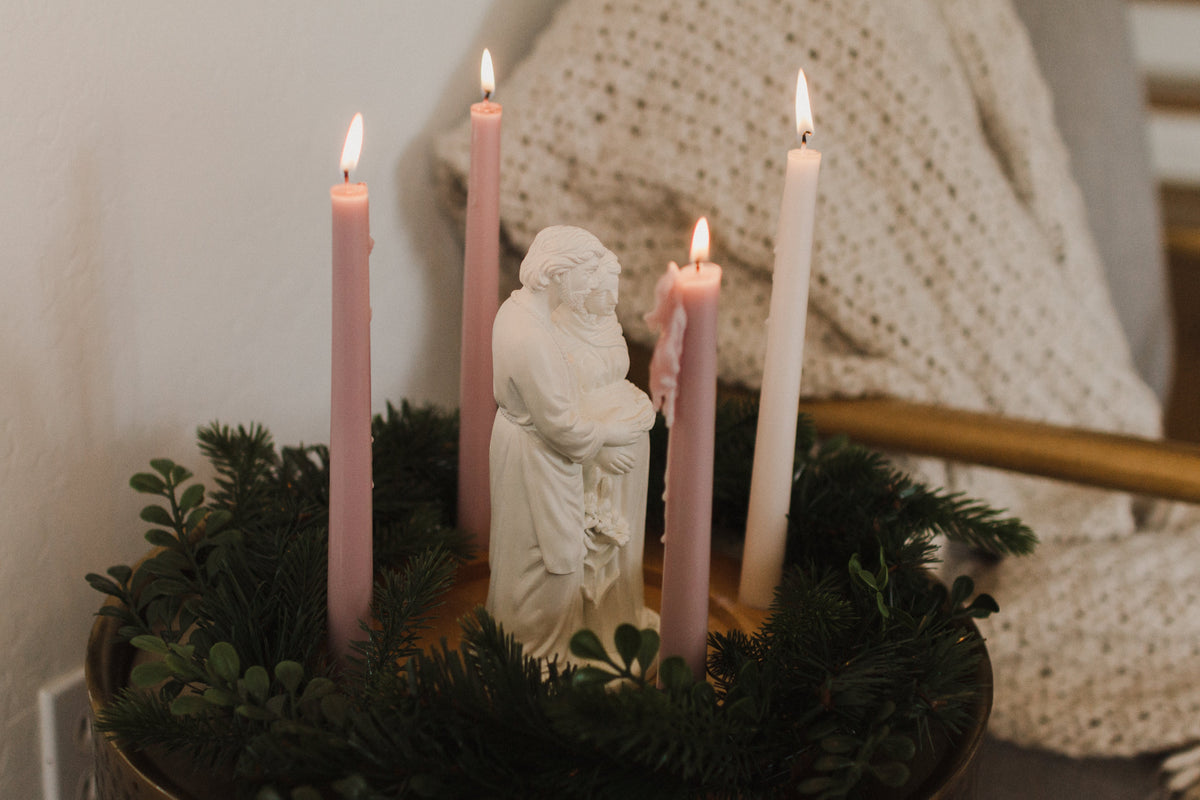 Advent Wreath from Blessed is She