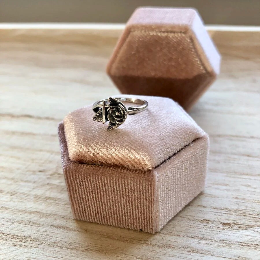 Therese Rose and Cross Ring