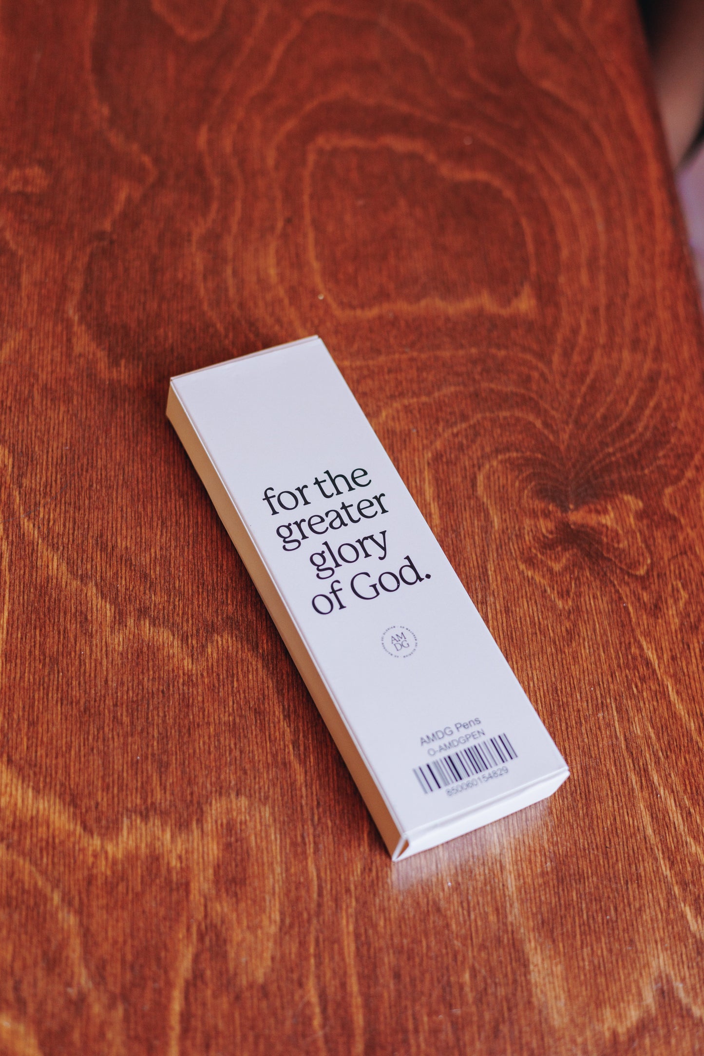 AMDG Catholic Pen Set | Black Ink Pens for Bible Study & Journaling