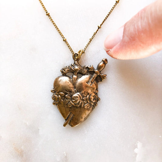 Immaculate Heart of Mary Necklace