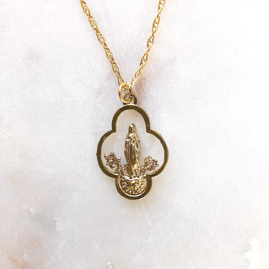 Our Lady of Lourdes Necklace B