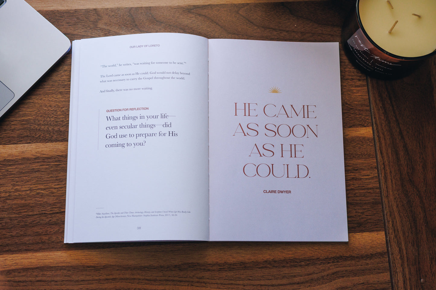 In Time: A Catholic Advent Devotional for Women about Time and Waiting