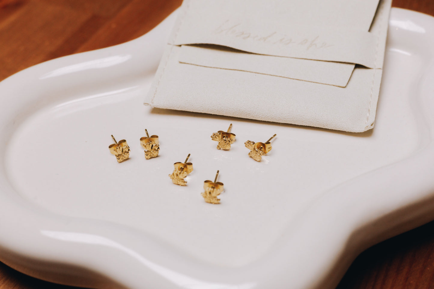 Chaste Heart of Joseph Stud Earrings