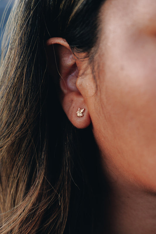 Immaculate Heart of Mary Stud Earrings - Telos Art