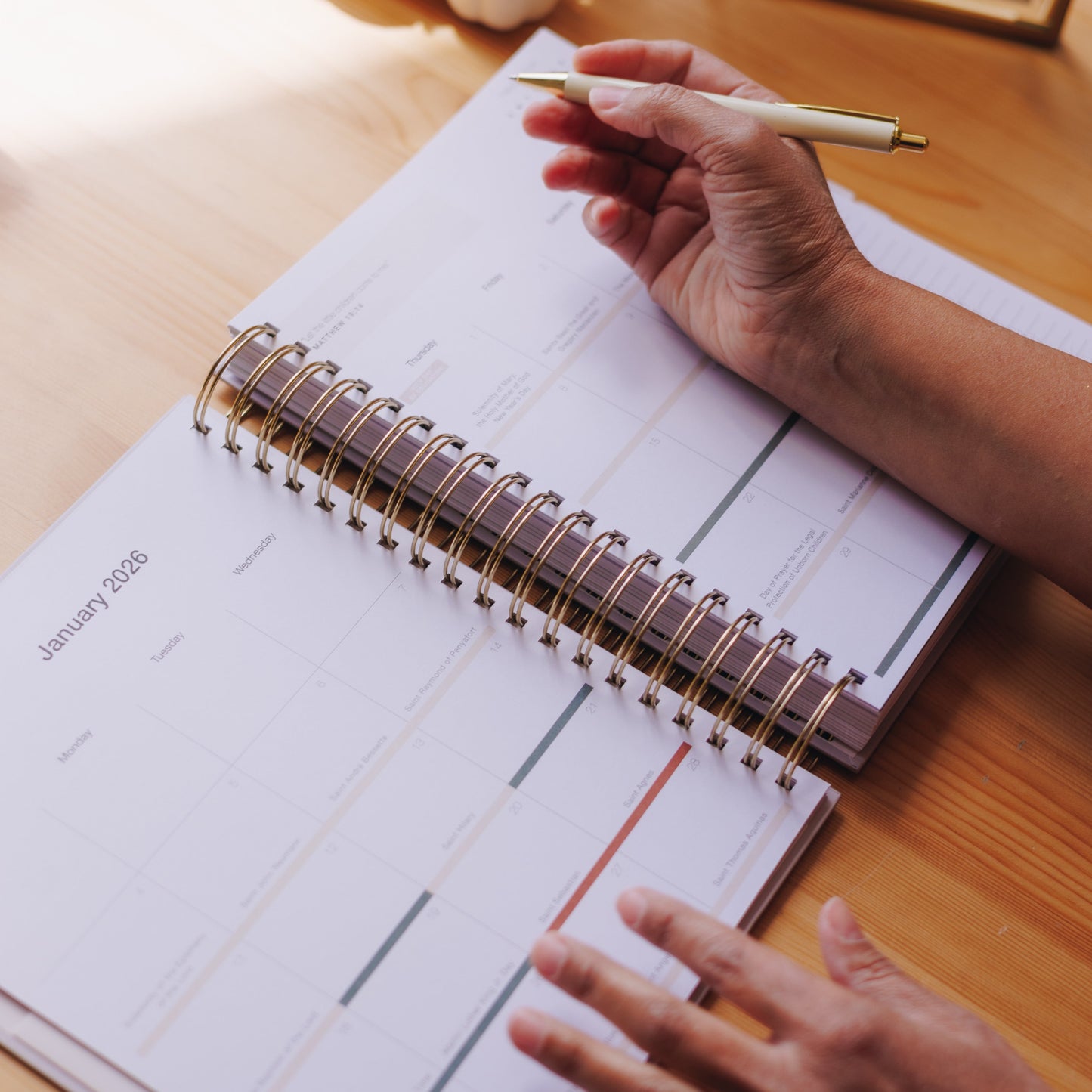 2026 Calendar Year Catholic Liturgical Planner // Big Layout