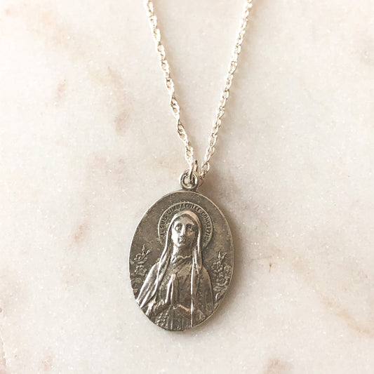 OOAK Our Lady of Lourdes Medal