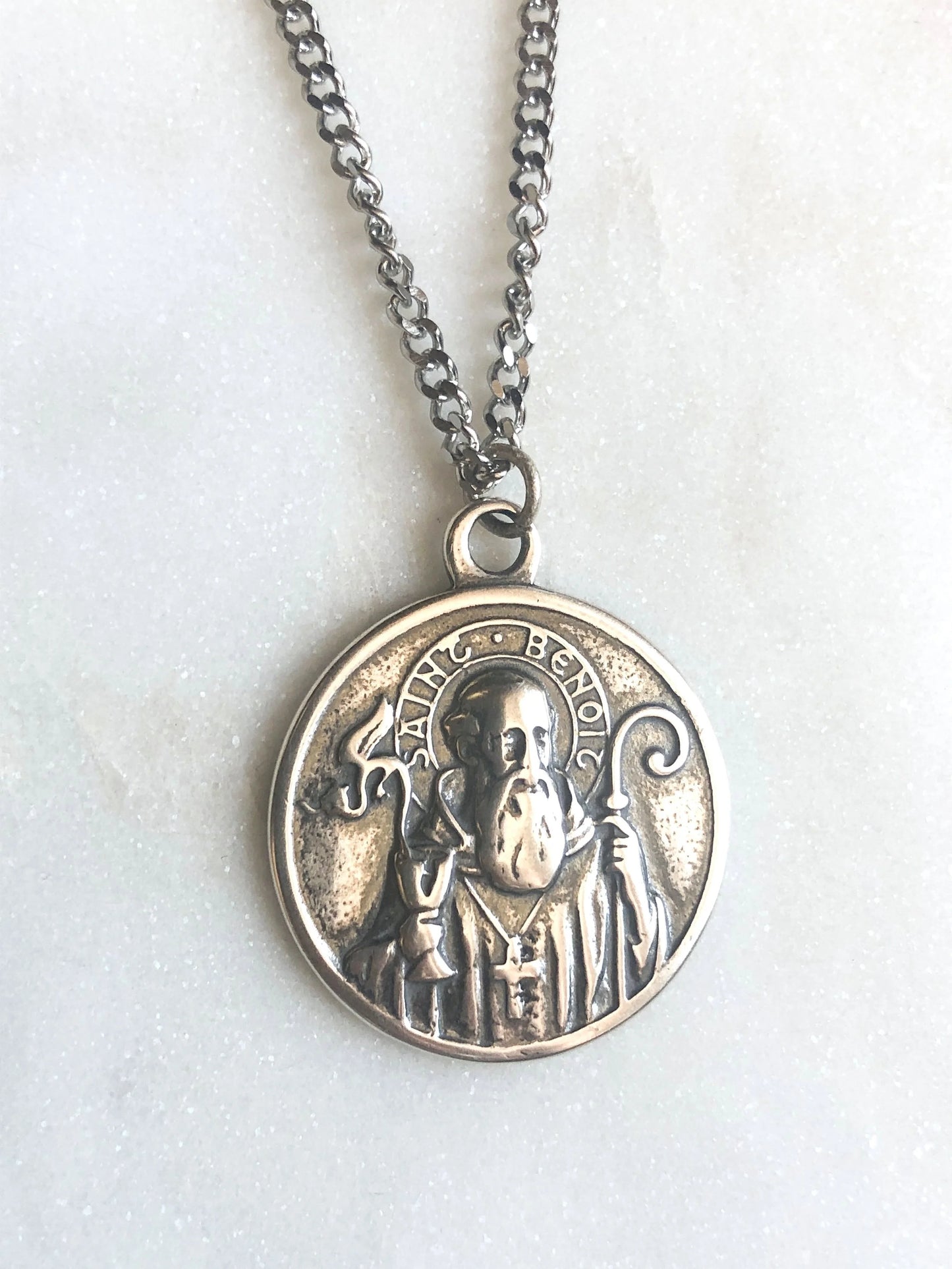 Large St. Benedict Necklace
