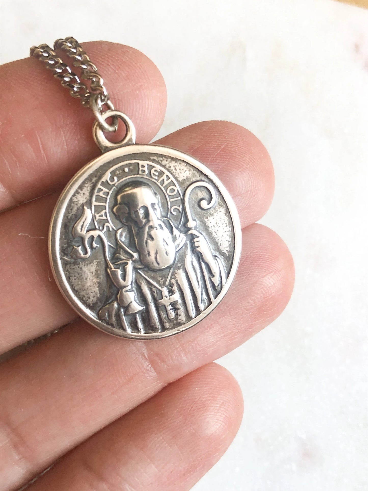 Large St. Benedict Necklace