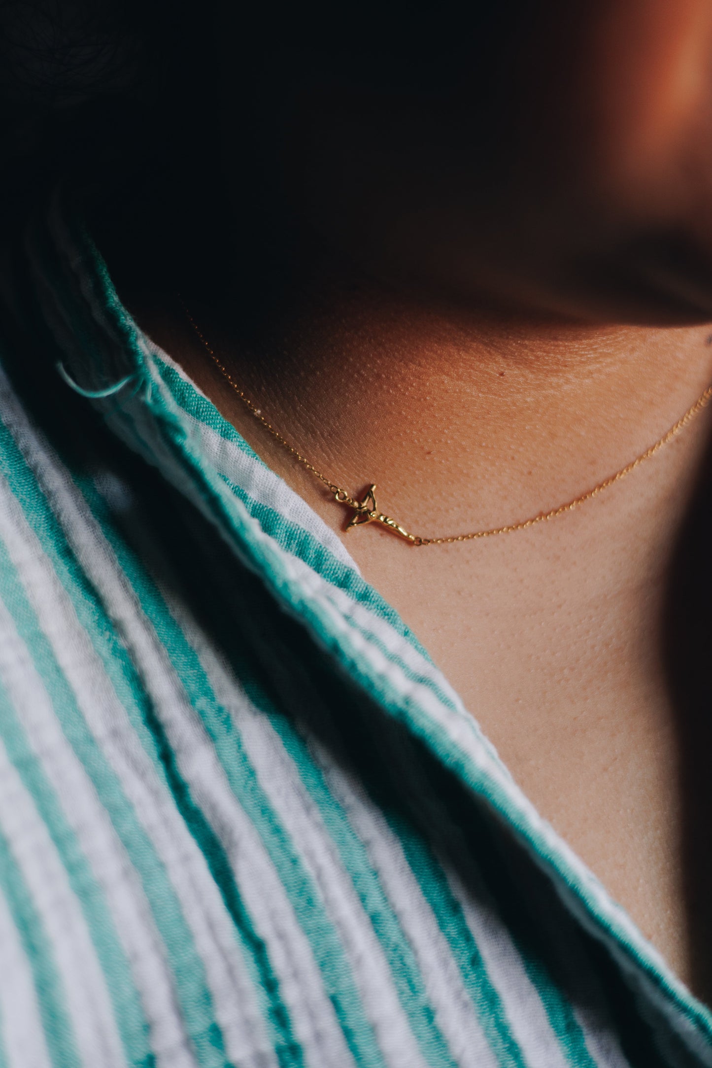 By Your Side Crucifix Necklace | Catholic Jewelry for Women - Gold or Silver