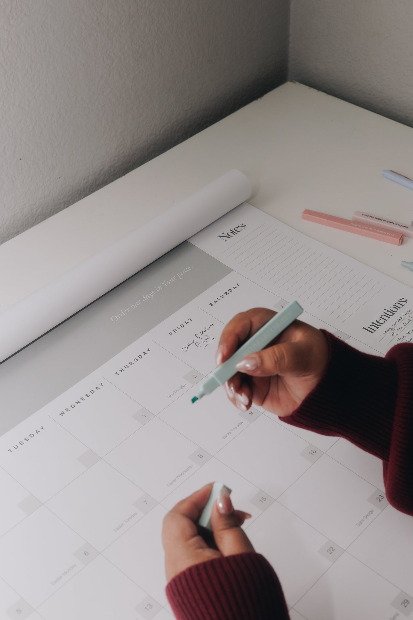 Catholic Wall and Desk Calendar 2026