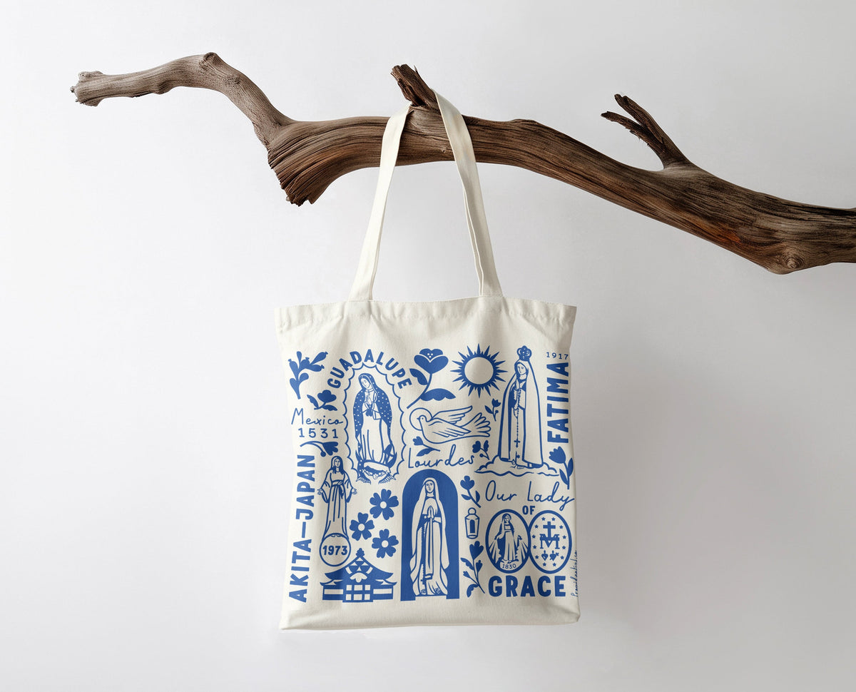 Mama Mary Tote Bag