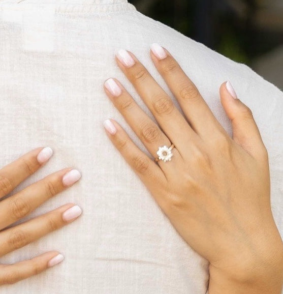 Sterling Silver Monstrance-Inspired Ring