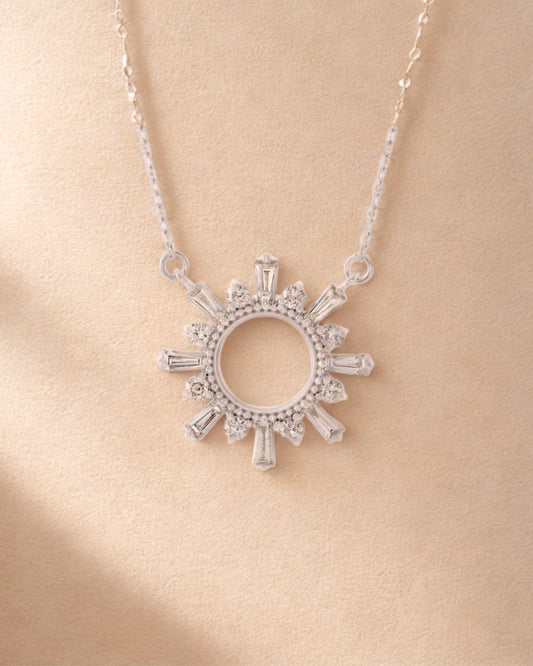 Diamond Monstrance-Inspired Necklace