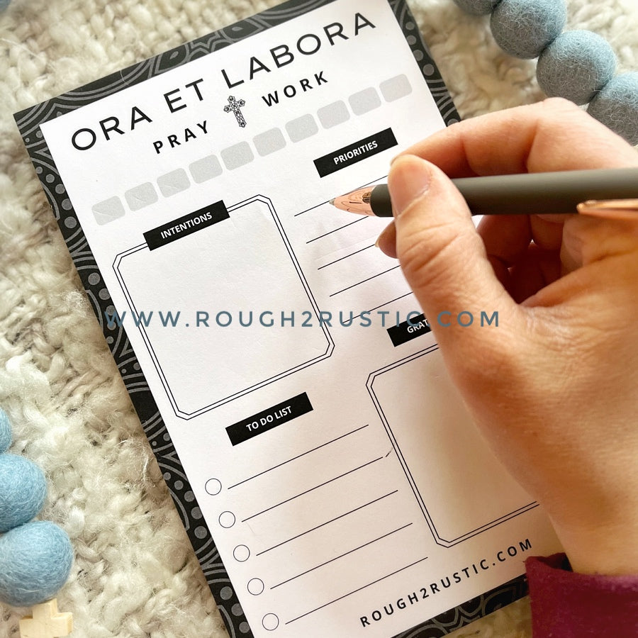 "My Daily Offerings" Daily Planner Tear Off Sheets - 4 Design Options