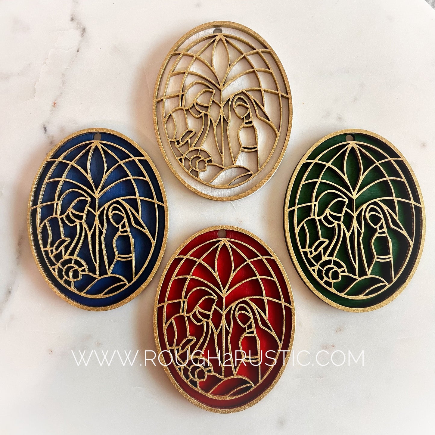 Holy Family Ornament Set