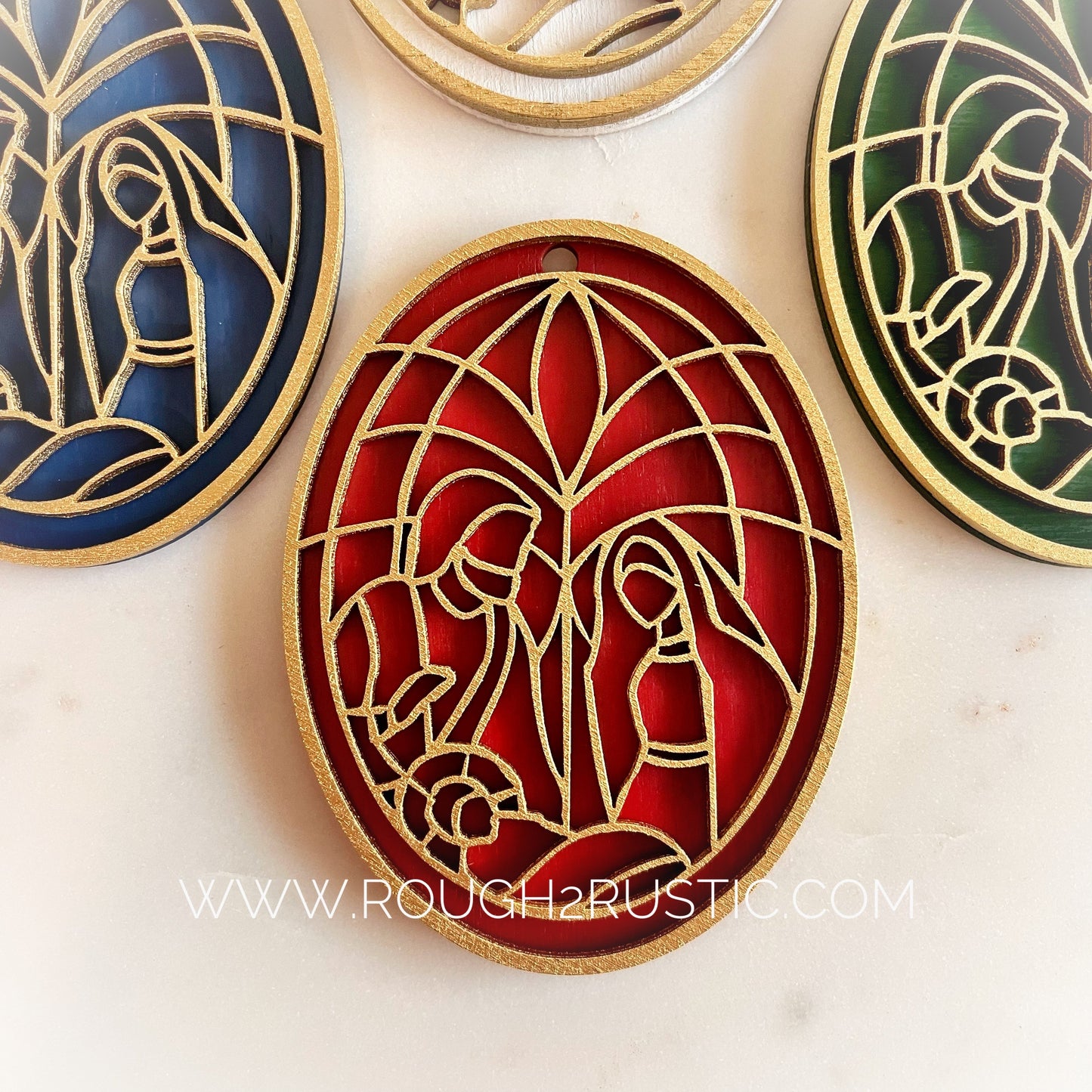 Holy Family Ornament Set