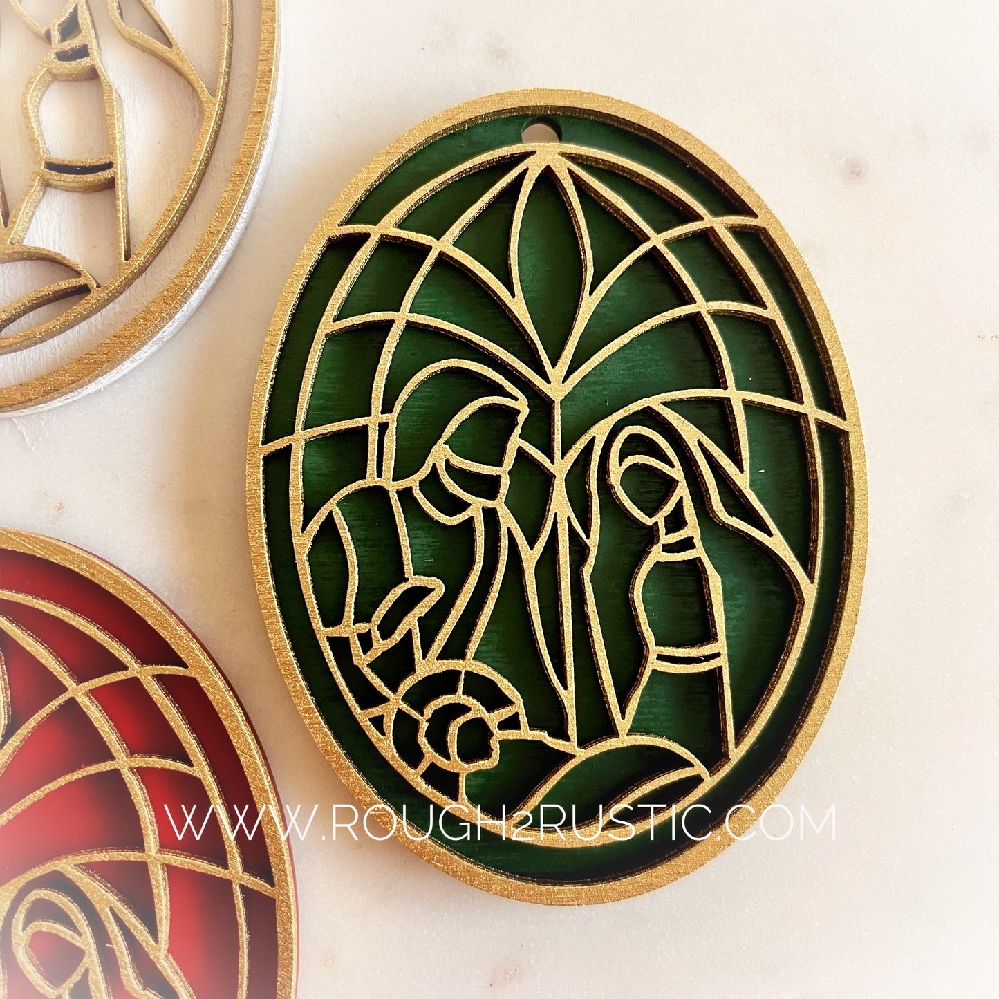 Holy Family Ornament Set