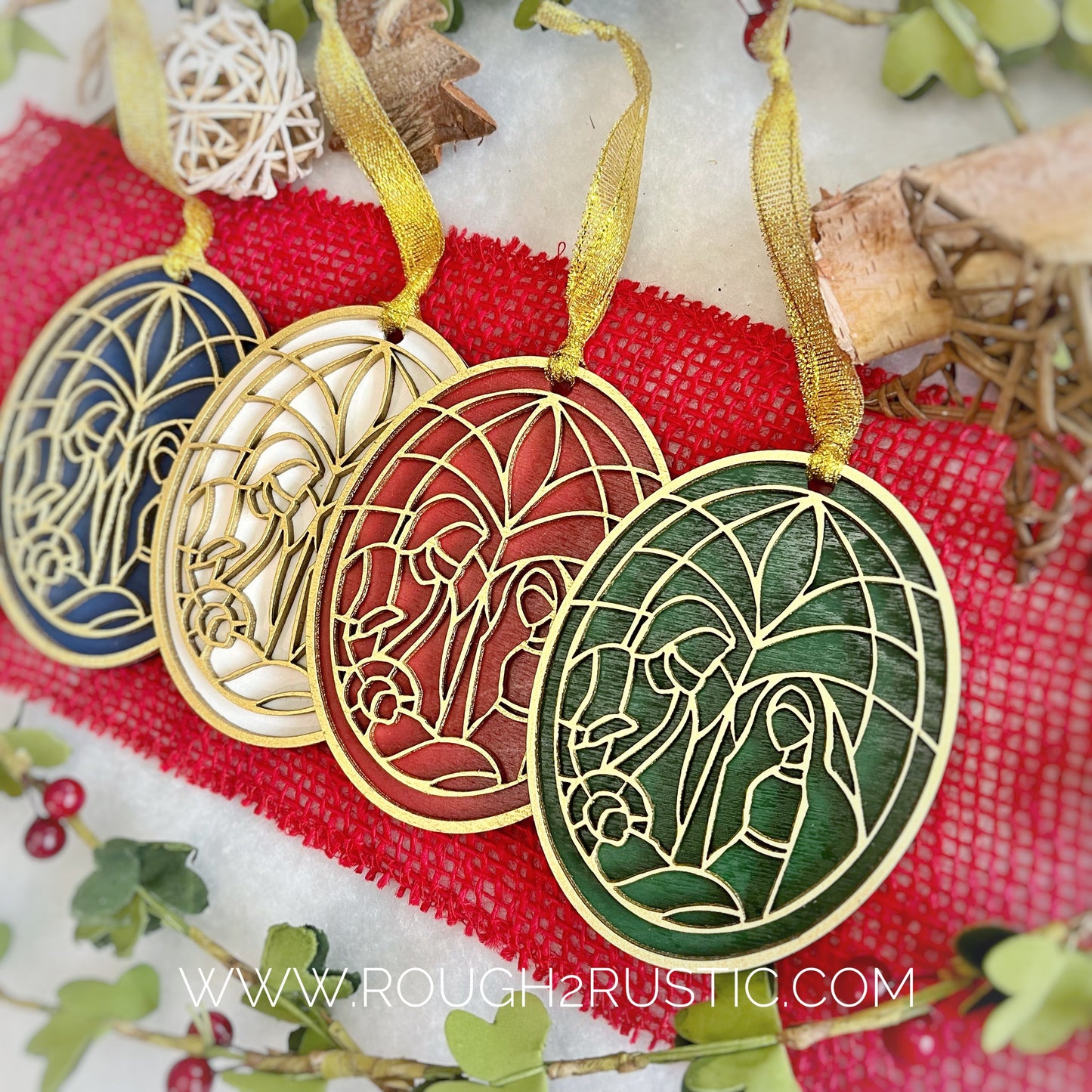 Holy Family Ornament Set