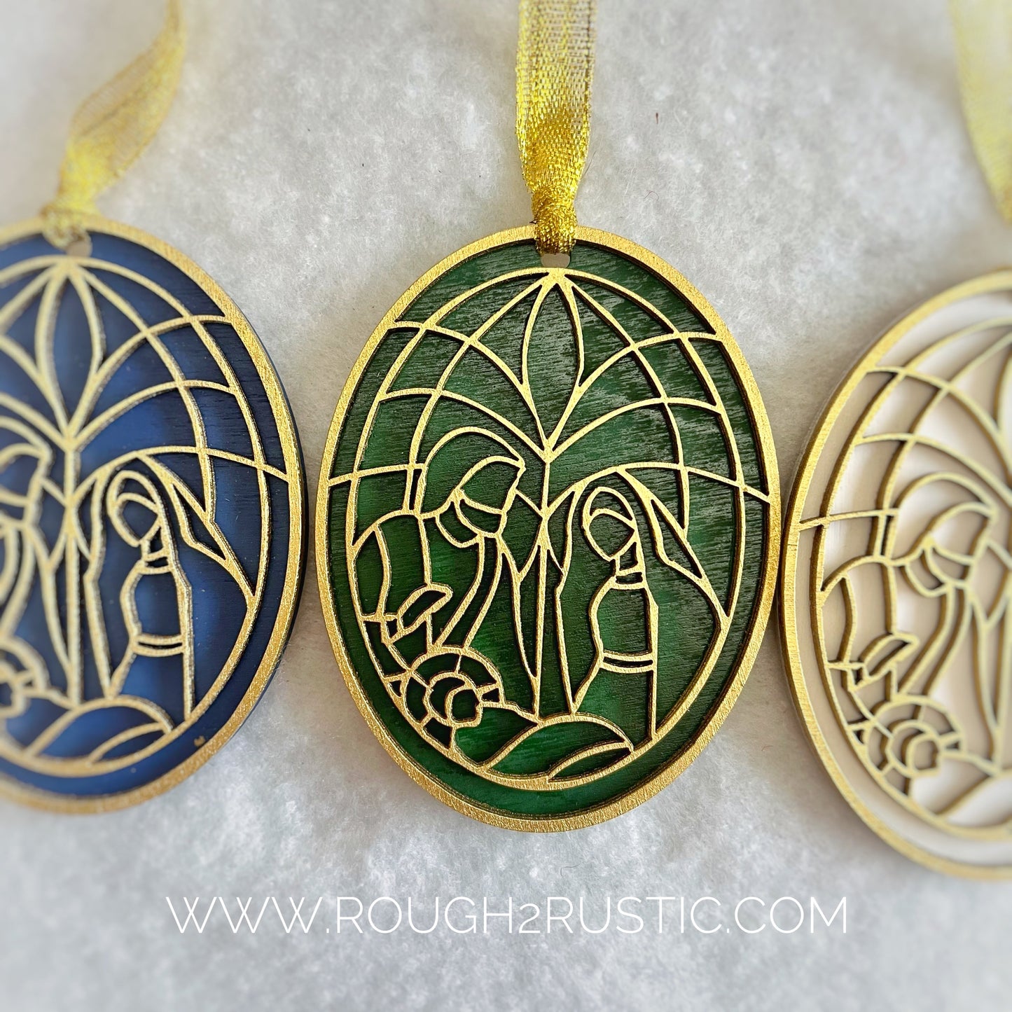 Holy Family Ornament Set