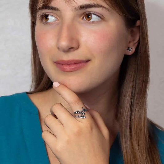 Adjustable Lily of the Valley Ring