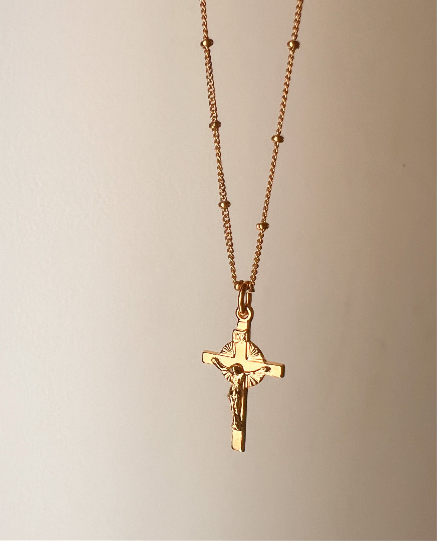 Radiant Crucifix Necklace - Telos Art