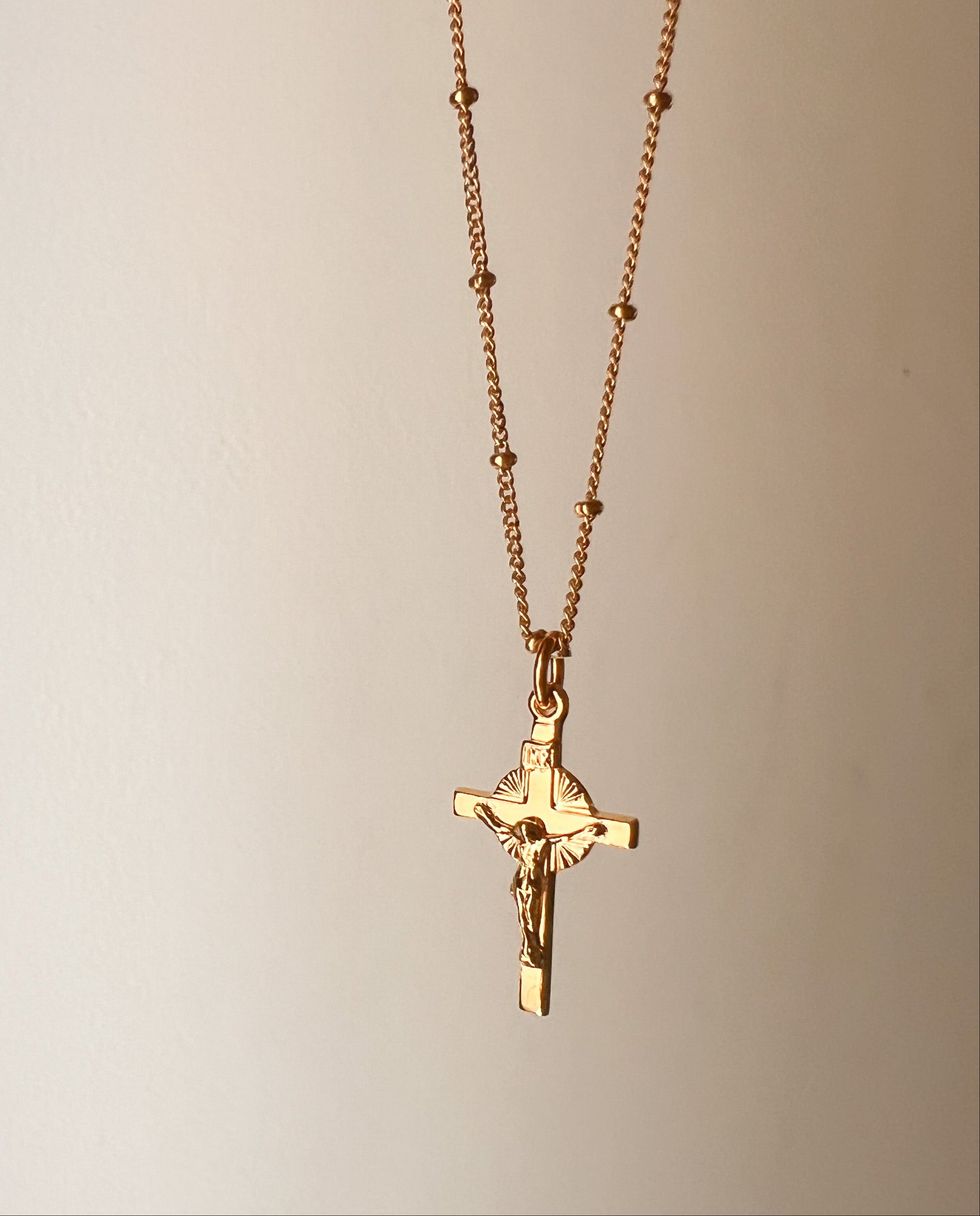 Radiant Crucifix Necklace - Telos Art