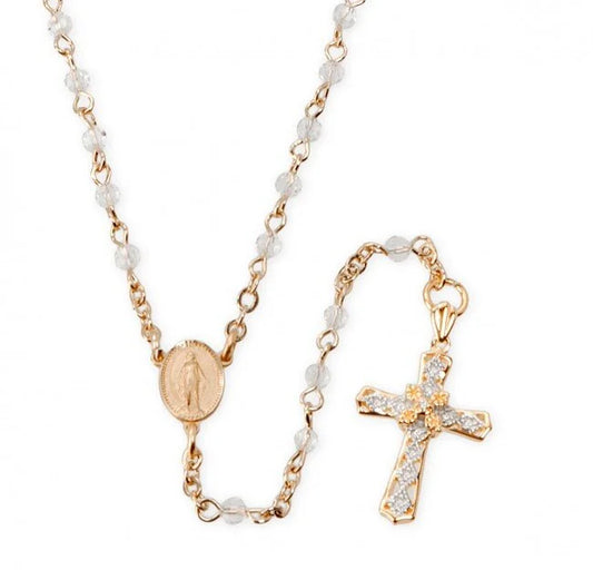 Crystal Bead Wedding Rosary