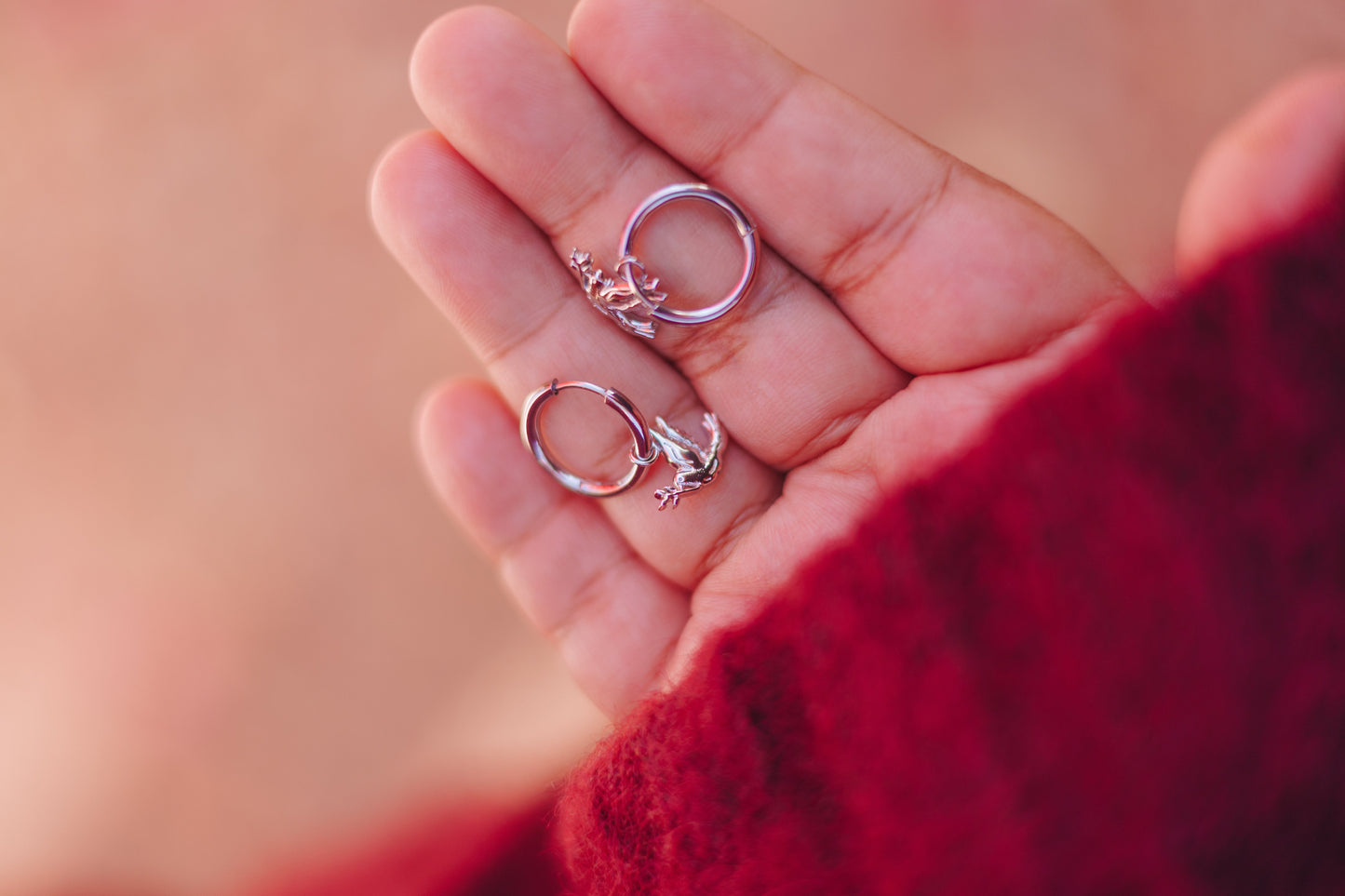 Holy Spirit Hoop Earrings | Catholic Jewelry for Women