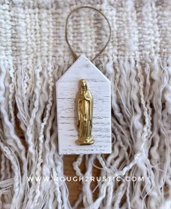 Mini Mary Shrine Ornament