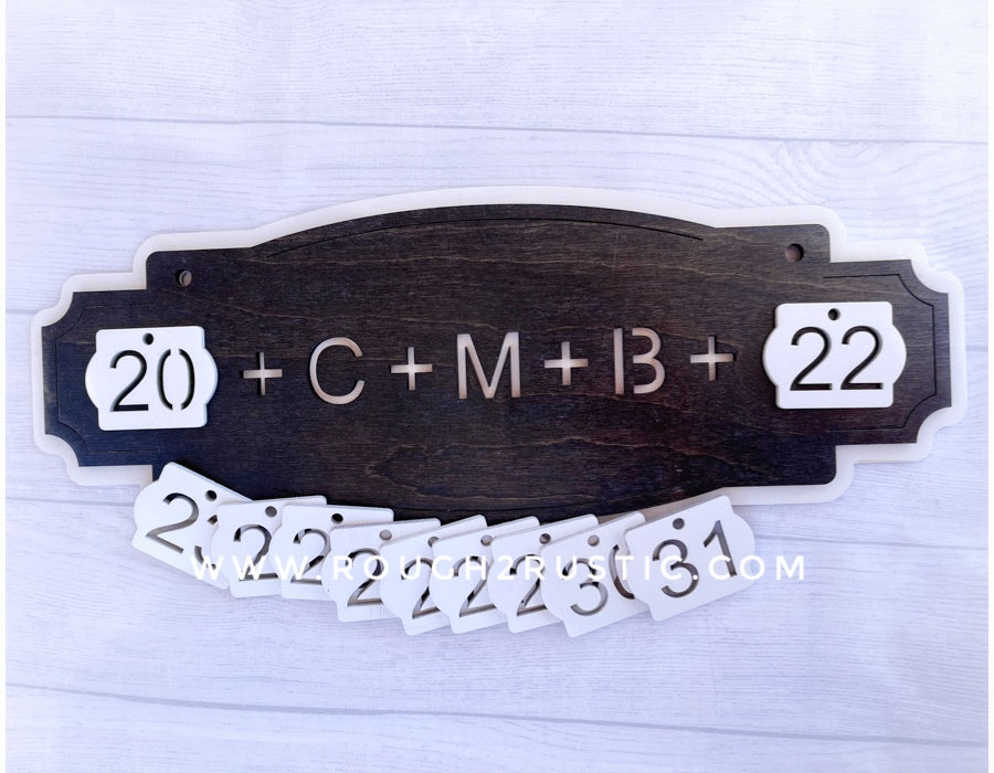 *PREORDER* Epiphany Home Blessing Sign Layered Vintage Style