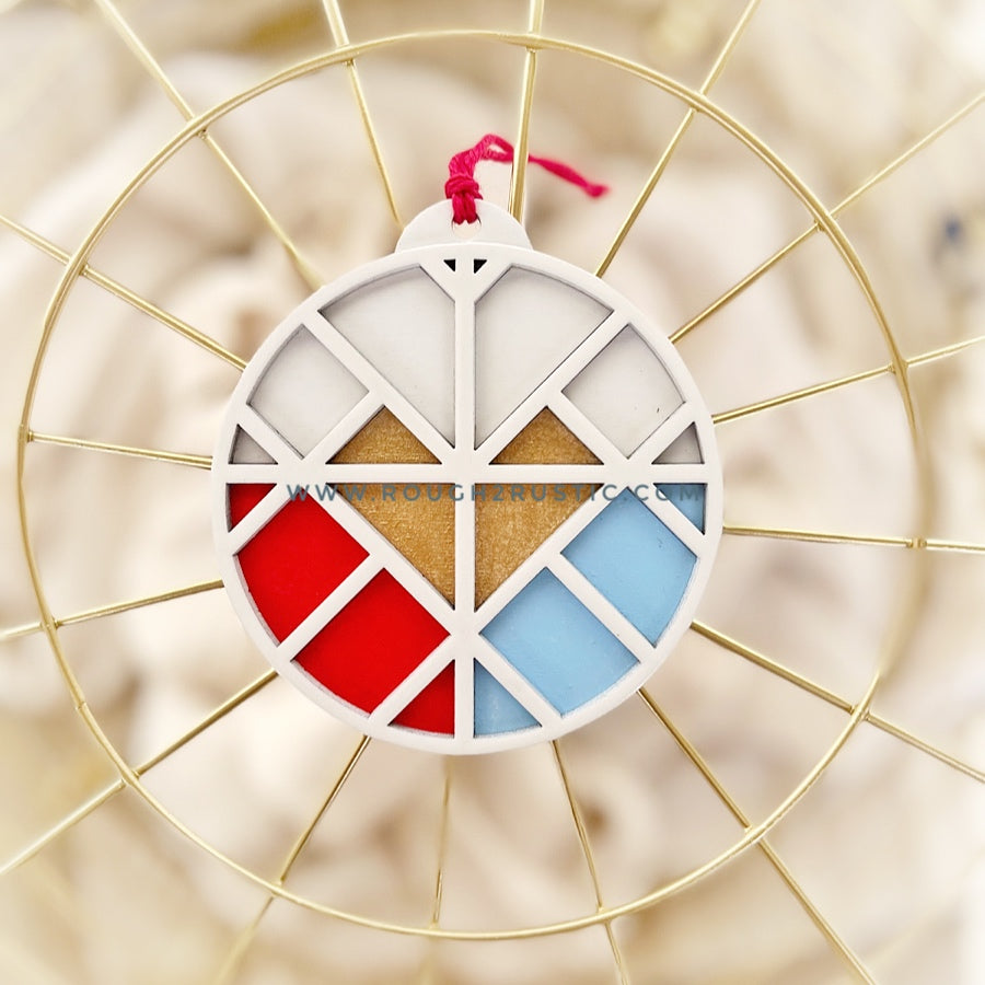 Divine Mercy Mosaic Ornament