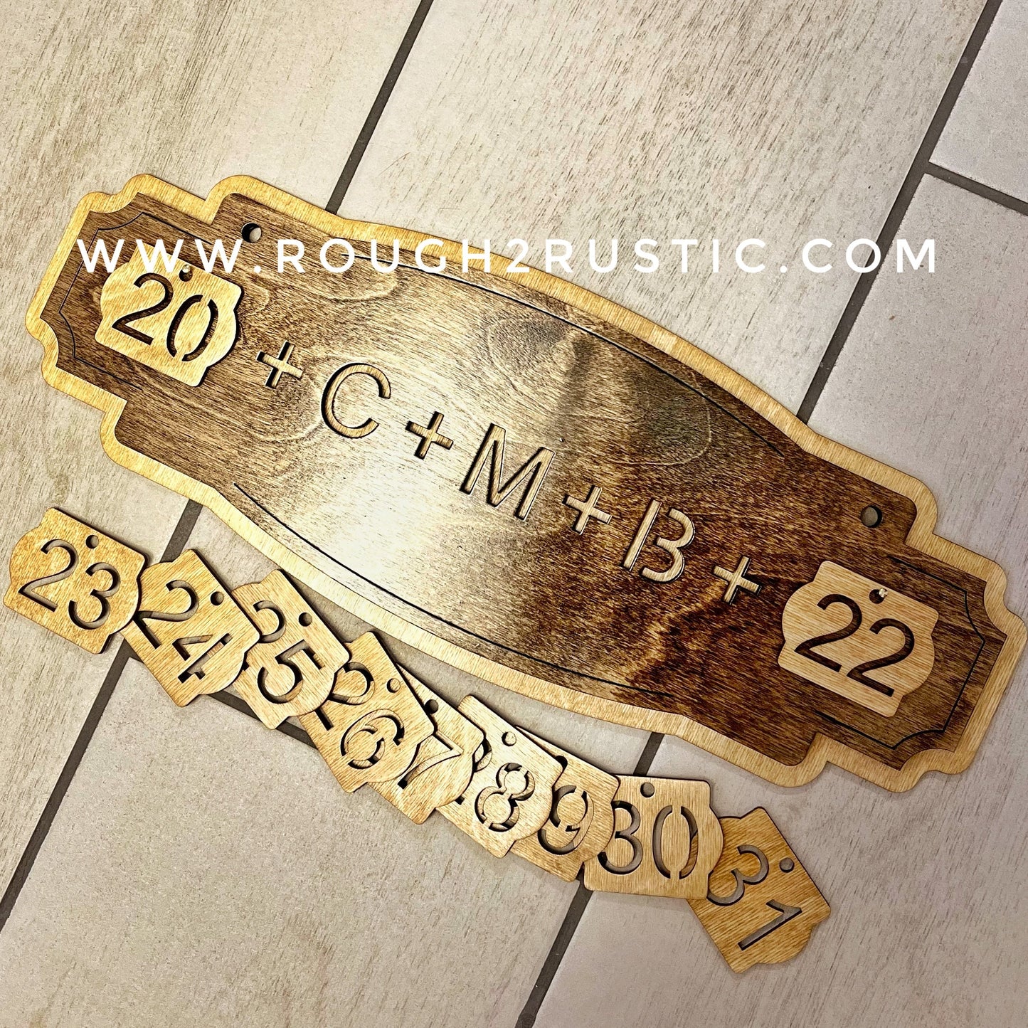 *PREORDER* Epiphany Home Blessing Sign Layered Vintage Style