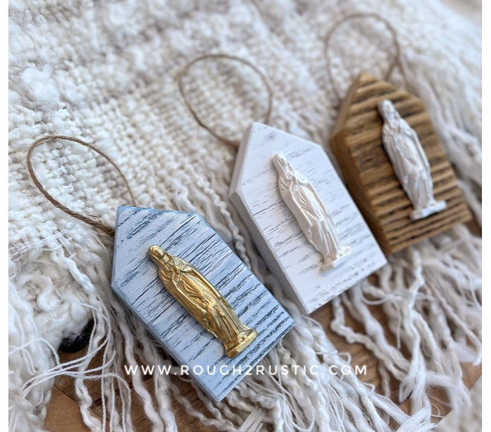 Mini Mary Shrine Ornament