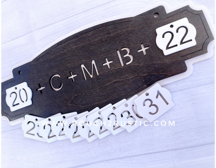 *PREORDER* Epiphany Home Blessing Sign Layered Vintage Style