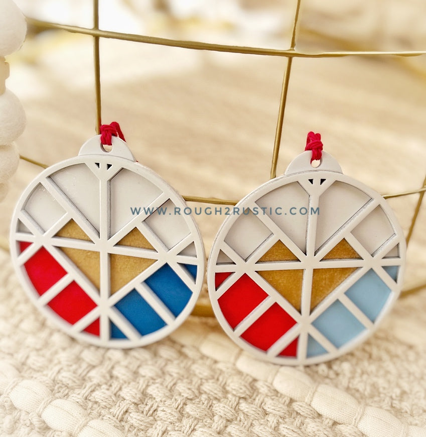 Divine Mercy Mosaic Ornament