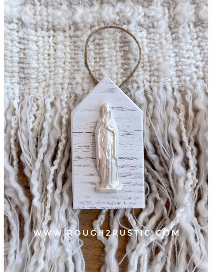 Mini Mary Shrine Ornament
