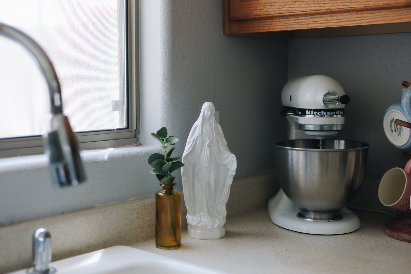 Mary Statue – 12” Resin Virgin Mary Catholic Home Decor